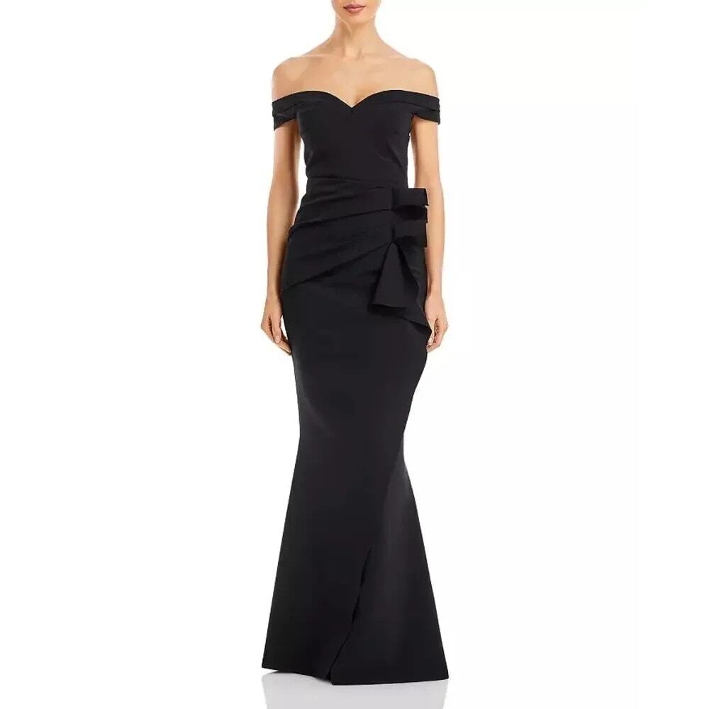 Chiara Boni La Petite Robe Radoslava Off The Shoulder Elegant Gown NWT 6 $1090
